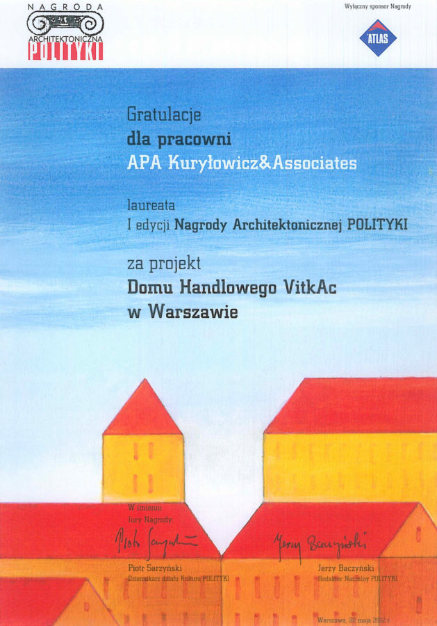 WOLF BRACKA DEPARTMENT STORE - VITKAC, KURYŁOWICZ & ASSOCIATES